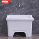 Lefit (lfte) bathroom ceramic mop pool balcony mop trough household Taiwan control large, medium and small mop basin courtyard mop pool 5058 basket water delivery to home