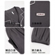 Langsha pajamas men's pure cotton 7A antibacterial mite removal spring and autumn long-sleeved cardigan set loose simple men's home clothes