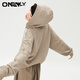 ONLY时尚气质百搭宽松连帽长袖卫衣女|12349S037 C11 方余褐色TUFFET M (165) 84A