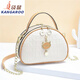Kangaroo (KANGAROO) small bag women shell bag 2024 crossbody shoulder bag trendy and fashionable small round bag women chain bag green