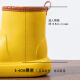 瑜尚臻品可爱雨鞋靴女款日系成人防滑耐磨软底胶鞋外穿时尚户外雨天涉水鞋 姜黄色 单层 （单鞋款）标准码 240mm [适合38-39]