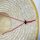 Weinstil Senior Strohhut Landwirt Sun Hut Stroh super großer Hut Sonne Hut Big Bim Big Strohhut Bauerhut Strohhut 60 cm Kante eine Größe (54-56 cm)