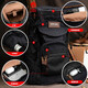 Trendy Generation Rucksack Herren großer Kapazitäts-Geschäftsreisen Casual Canvas Gepäck-Rucksack Multifunktion Tactical Mountaineering Reisetasche Khaki