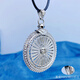 He Ye Exploding Pt950 Platinum Fortune Turning Lotus Guanyin Men's Rotating Pendant Platinum Three-dimensional Double-sided Men's Model 29.68g Round 37mm Height 59mm including buckle