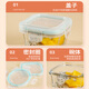 Cialcock Complectory Food Box можно приготовьтесь к приготовлению и приготовленной микроволновой печи нагревательная чаша стакана Freshnes Box Food Box Mini Lunch Box