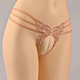 CD fake 1 girl underwear male 1 to female butterfly thong strap sexy sexy temptation underwear 1 pair skin color (80-130Jin Jin equals 0.5kg) 3D invisible style