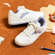 Anta first year board shoes women's shoes summer white shoes student thick sole retro trend men and women same style height-enhancing sports casual shoes
