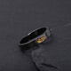 Jingji Xiangyun retro ring ins trendy men's light luxury index finger ring black niche simple versatile open ring personalized ring Xiangyun ring 1 piece