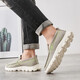 
Huili Warrior casual shoes men's one foot canvas shoes men's fashionable versatile fabric men's shoes lazy shoes WXY-B011Z gray 41
