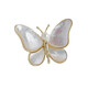 QUAMER magpie butterfly brooch high-end Japanese cute anti-light sense personalized suit color small magpie brooch
