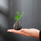 Yuxuan Fingertip Small Tea Pet Purple Clay Purple Creative Clay Vase Mini Zen Small Lotus Shape Flower Ornament Fingertip Small Flower Pot Lotus Purple Clay