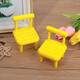 Creative small chair, mini mobile phone, new desktop small stool ornaments, lazy mobile phone horizontal keychain, green