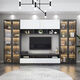 Armoire télévisée ouyakai simple moderne combinaison intégrée fond de pares mur haut salon léger affichage de luxe entoure