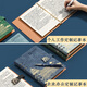 Notebook Hollow Hollow de Ujia Leaf Leaf Hollow con gran apariencia Ciudad prohibida y creativa Registro de negocios de negocios de superficie de cuero de estilo antiguo. Esta empresa puede personalizar el azul