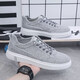 Zapatos de lienzo de trabajo zapatos para hombres viejos zapatos de tela de verano para hombres zapatos de mesa de moda para hombres versátiles versátiles de tablero casual x8899 gris 40
