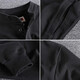 Kuraishi Kazuki trendy brand heavyweight pure cotton Henry collar sweatshirt men's autumn and winter 2025 new half open collar loose retro bottoming shirt black 3XL 170-190Jin Jin equals 0.5 kg