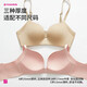 Urban Beauty Soft Size Invisible Bra Women's Push Up Thin Bra Breathable Adjustable Lace Bra Set 2B4401