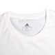 阿迪达斯（adidas）女装 夏季新款舒适透气跑步训练休闲棉质运动服短袖T恤 FJ5012/白色 S