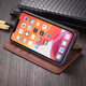 Ju Xiaozhi eignet sich für Huawei Nova11se Mobile Handy Case Flip Leder Case Bon-Al00 Wallet Card Case Full-Pack Anti-Fall-Fall-Weiche Innenhülle Schutzhülle Magnetisch angeschlossen Huawei nova11se [Brown]