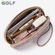 Golf Women's Clutch Mustmy, модная, простой ретро-печатный монетный кошелек 6,5-дюймовый пакетик мобильного телефона легкая женская сумочка дым порошкообразно