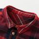 DAVE&BELLA children's clothing men's shirts children's shirts boys' long-sleeved spring clothes baby clothes spring and autumn tops big children's plaid bottoming shirt red plaid DB3224618-C 120 (recommended height 110-120cm)