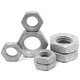 Hot-dip galvanized thin nut hot-dip galvanized flat nut GB6172 hexagonal flat female thin female screw cap M16 [10 pieces]