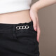 Zuoou's new pin buckle jeans waist-tightening tool, the waist can be changed to a smaller waist without sewing, the removable tightening adjustment fixed buckle, silver pin