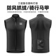 Rock Brothers Windproof Cycling Vest Road Bike Fleece Warm Vest Jacket Top Men and Women Autumn and Winter Black L