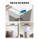 JOMOO Home Small Household Smart Toilet Short Size Integrated Siphon Type Fully Automatic Household Water Tank Seat Manual Flip Cover-UV-White-Light Smart 305mm