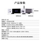 Gewinner AD-60 Klasse A und B Mini Mini HiFi-Verstärker mit Bluetooth 5.0 Home Theatre Multifunktionsverstärker Wireless Digital Broadcasting-Verstärker Audio-Set Ad-60 (Silber)
