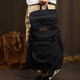 Trendy Generation Rucksack Herren großer Kapazitäts-Geschäftsreisen Casual Canvas Gepäck-Rucksack Multifunktion Tactical Mountaineering Reisetasche Khaki