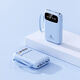 AIYU wird mit einer 4-Zeilen-Power Bank 5000 mA ausgekommen und für Apple Android Xiaomi Huawei Vivoppo Mobiltelefon [mit selbstverbundenem Kabel Sky Blue] Top-End-Ladegeschwindigkeit 3888 5000 Ma geeignet