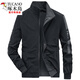 Woodpecker (TUCANO) 2023 Spring New Double-Side Jacket Men's Stand Collar High-End Business Casual Men's Spring and Autumn Jacket Trend Spring and Autumn Double-Side Wear (6626-Dark Gray) L