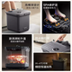 CHIGO foot bath bucket foot bath electric foot bath basin heated and folded fully automatic foot massage foot basin fumigation constant temperature home foot therapy deep bucket relaxation massager birthday gift luxury automatic model intelligent timing + waterproof touch + leakage protection switch New Year's Day gift for boyfriend and girlfriend parents practical high-end holiday gifts