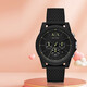 Armani (ARMANI EXCHANGE) watch men's silicone strap quartz European and American watch birthday and New Year gift for boys AX1344