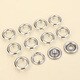 Hongdi Five-claw buckle set seam-free installation tool Four-chain snap button clamp concealed button button nail button fixing tool mother button children buckle baby invisible buckle machine hand pressing pliers [50 sets of solid five-chain buckles] with metal hand pressing pliers + storage box