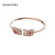 施华洛世奇（SWAROVSKI）Swan手镯手链女手镯轻奢小众送女友毕业礼物女 红色S码5614122