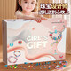 Snaen Kinderschmuck-Geschenkbox-Set, 3–6 Jahre alt, Spielzeugmädchen, Kindergeburtstagsgeschenk, Spielhaus, DIY handgefertigte Perlen