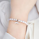 
Laomiao 18K gold bracelet diamond inlaid with fish tail pearl bracelet bracelet sends mother's birthday gift to girlfriend