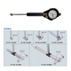 LIPORT-PMA Japan Mito Inner Diameter Dial meter Dial meter Measurement Small hole diameter High accuracy 511-211 6-10 Lever meter 511-724-20 100-160mm Dial meter