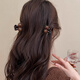 Idel Amber Cherry Small Clip Femme 2026 Nouvelle épingle à cheveux Princesse Head Bangs Clip Pince à cheveux cassée Shark Clip Accessoire pour cheveux F2702 Coffee Bead Small Clip Paire