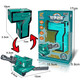 Case Family Toys Grandes juguetes de mecha deformados de los niños Bloques de construcción de educación temprana Niños y niñas 2-6 años 0-9 Combinación de robot digital Gran número 0 Windows Color de ventanas de remolque Caja de color