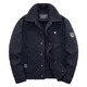 JEEP SPIRIT Jeep Jacket Autumn and Winter Lamb Velvet Cotton Coat Men's Velvet Thickened Casual Loose Cotton Jacket Workwear Cotton Jacket Khaki (Fleet) M 105-120Jin Jin is equal to 0.5 kg