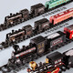 
Electric train track car toy boy suit simulated high-speed rail children retro steam remote control train model [enlarge and upgrade remote control light] retro car 2