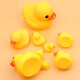 Xingbinguo Bath Toy Little Yellow Duck Children's Swimming Pool Playing in the Water Pinch and Squawk for Boys and Girls Baby Internet Celebrity Ducks 5 No. 8 Hong Kong Ducks + 5 Little Pink Pigs