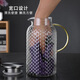MULTIPOTENT glass set cold drink cup juice cup milk cup 2L cold kettle forest 1 pot 4 cups with bamboo tray