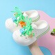Zapatos para niños Babudou, zapatillas suaves de la suela suave de los niños, zapatos de agujero transpirable, sandalias para niños transpirables 117542160 Milky White 21