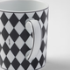 PRADA/Prada Gift Ceramic Mug - Checkerboard White / Black