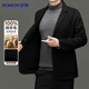 Romon 100% wool double-sided woolen single-row two-button suit men's autumn and winter business casual suit jacket single suit