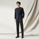 柒牌【WOOLMARK】男装羊毛局西服秋冬商务中式立领单西外套正装